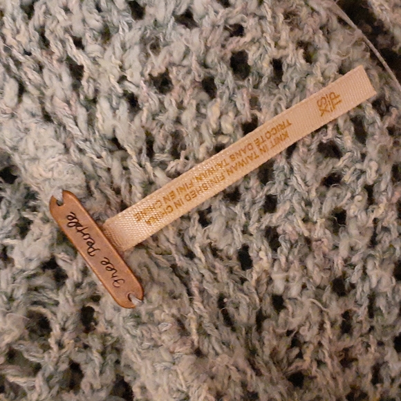 Mint color off the shoulder sweater - Picture 5 of 6